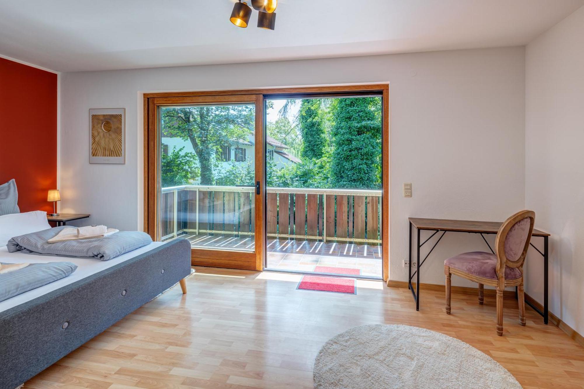 Moderne Maisonette Mit Garten Unterschleißheim Exteriör bild